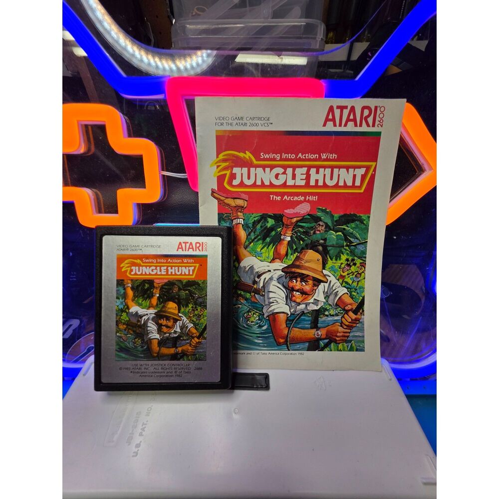 Jungle Hunt + Manual for Atari 2600